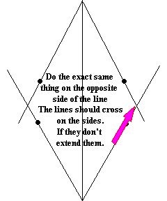 draw opposite lines