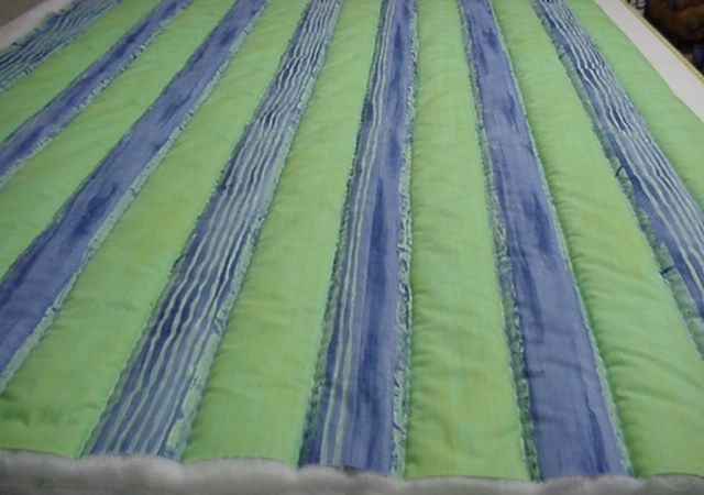 channel quilting