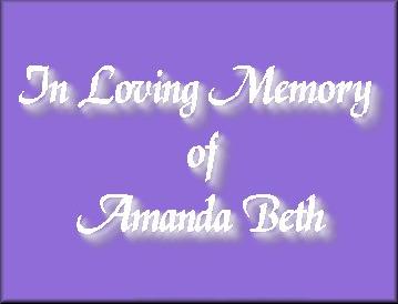 In loving memory of Amanda Beth
