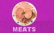 a large menue of meats available