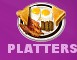 a large menue of platters available