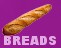 a large menue of breads available