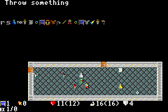 Select actions from a menu