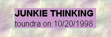 junkiethinking