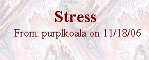 stress