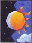 Moon-Sun in Acrylic