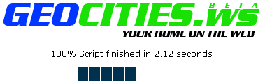 Geocities homepage