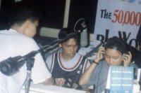Getting the assist from master BG Fausto