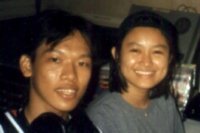 Mark & Ann's 1st and last tandem together