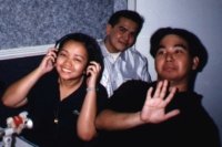 The supporting cast of Claire Senatin, Nel Cruz & Troy Severino