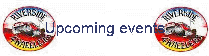 Upcoming events