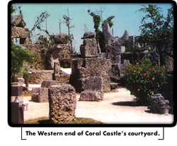 to the mysterious Leedskalnin Coral Castle...