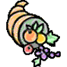 Thanksgiving cornucopia.