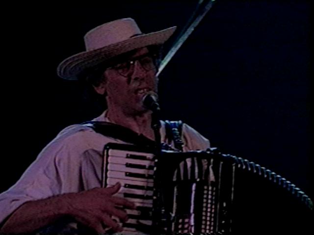 Michael on the Zydeco accordion