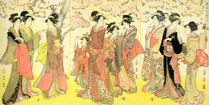 Chokosai Eisho: Hanogi del Establecimiento Ogiya y otras