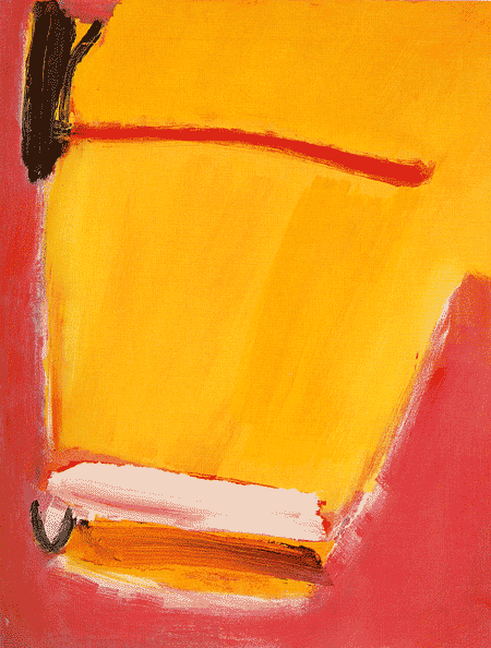 José Guerrero: Amarillo con rosa