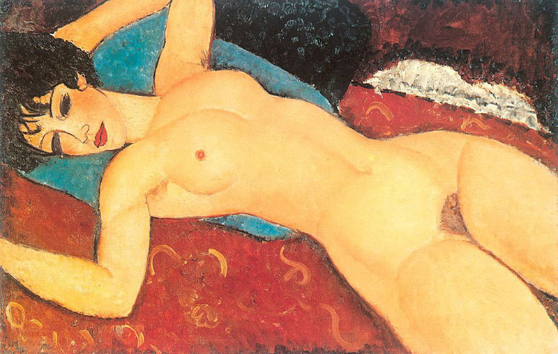 Amedeo Modigliani: Desnudo rojo