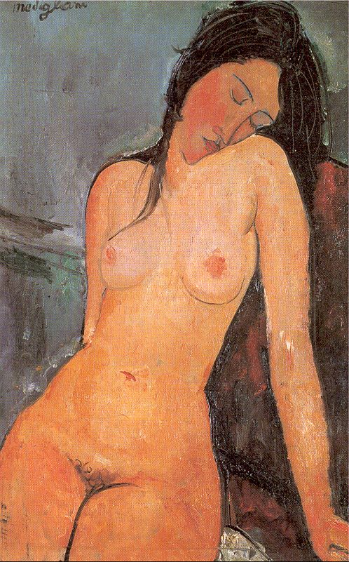 Amedeo Modigliani: Desnudo femenino