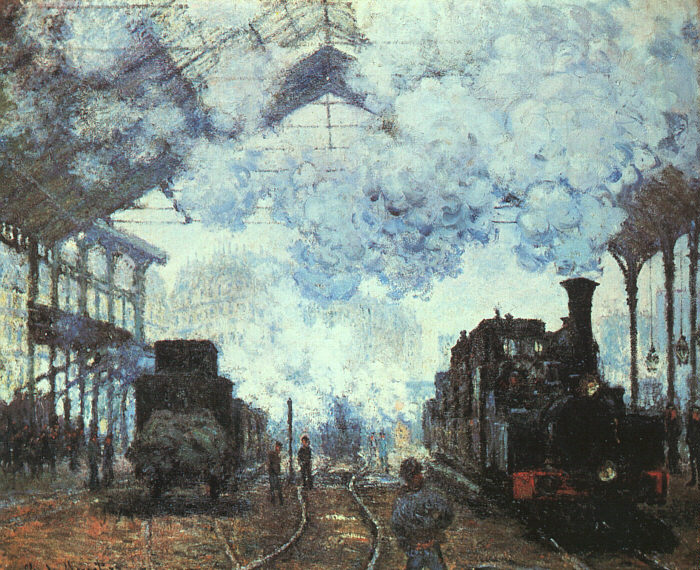 Claude Monet: Estaci�n de Saint Lazare