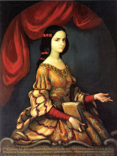 J. S�nchez: Verdadero retrato de Juana In�s de Asbaje