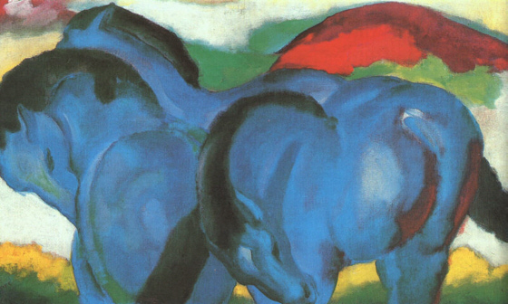 Franz Marc: Los caballitos azules