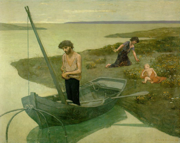 Pierre Puvis de Chavannes: El pescador pobre
