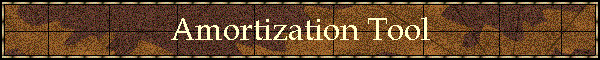 Amortization Tool