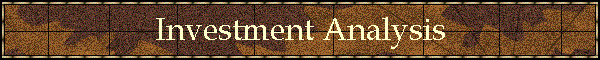 Investment Analysis