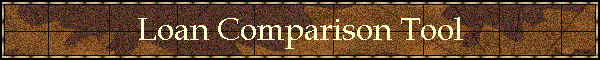 Loan Comparison Tool