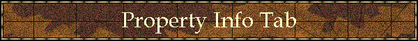 Property Info Tab