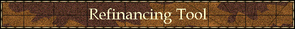 Refinancing Tool