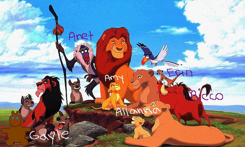 our lion king characters