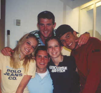 amy and anet with their boys: tyler, dougie, and louie