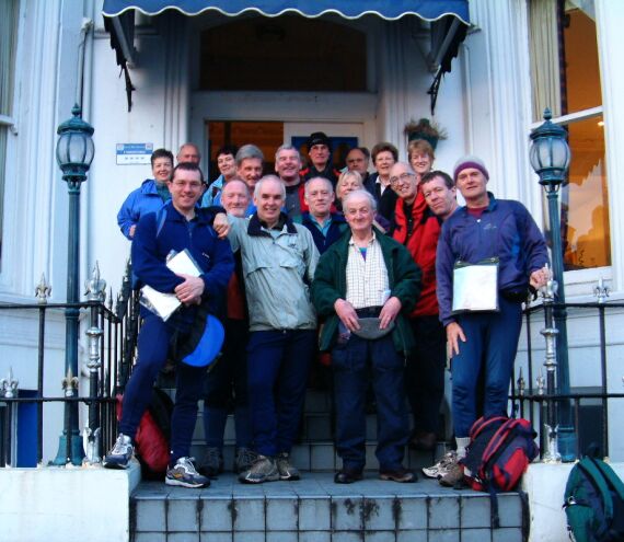 outside the Chesterhouse Hotel, Douglas