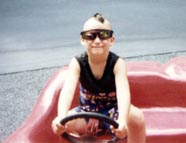 Really cool dude driving a car. (with Uncle Billy's sunglasses on)