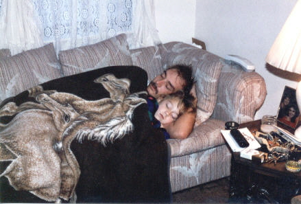 Tim & Amanda taking a nap.