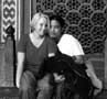 at the taj mahal with Kali Bruce