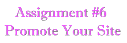 Webrings and Promoting Your Site