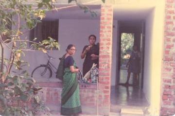 Must hurry up with breakfast, teachers waiting to leave for school