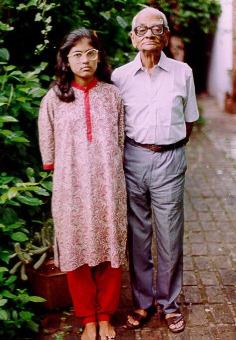 Mr. S.K.Das with Sulagna at Ahmedabad