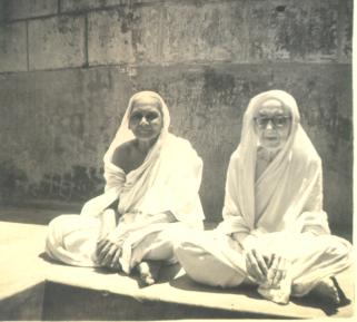 Didima and Dida sit on chatal in the most peaceful home 
