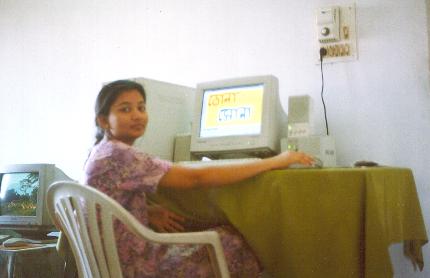 Sudarshana shows some graphics
