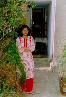 Sulagna in garden