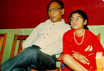Mr. S.N.Das with Sulagna