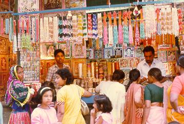 A tample is invariably accompanied by roadside shops to attract the villagers