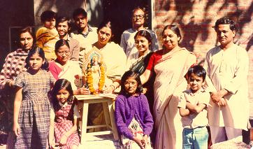 Next day to Puja you have to part unwillingly with the Goddess, all the devotees assemble before parting