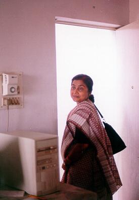 Rachana going to school