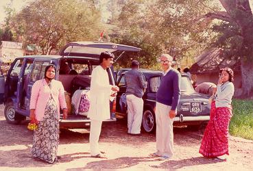 Mr. R.N.Misra with family and friends on a tour