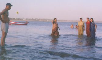 The Nagua Beach at Diu - a union territory formerly inhabited by the Portuguese 