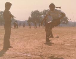 Sulagna at the long jump